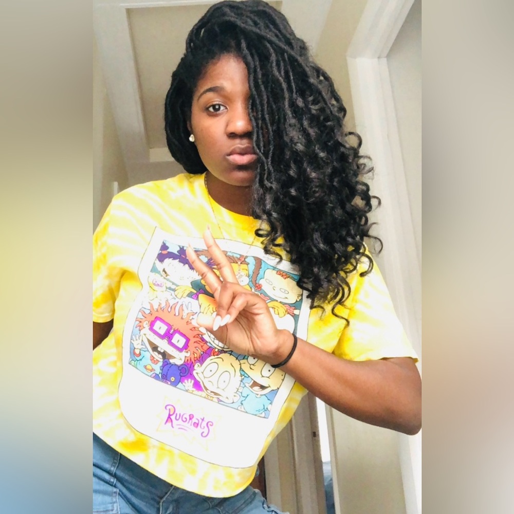 Vintage Nickelodeon Crop Top💛